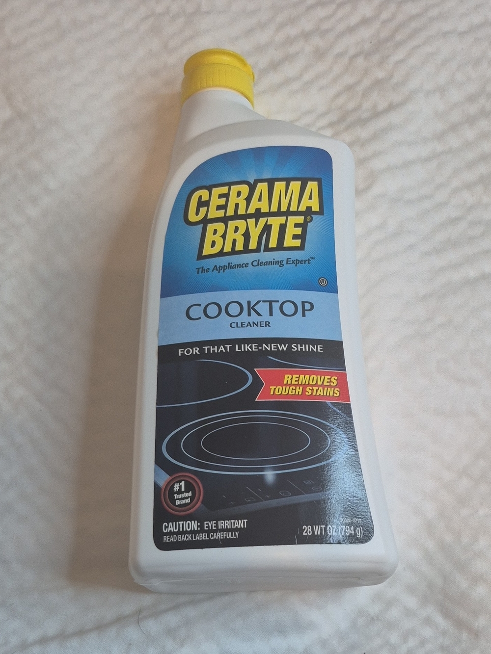 Cerama Bryte Cooktop Cleaner Biodegradable No Phosphates Easy-Pour Bottle 28 oz